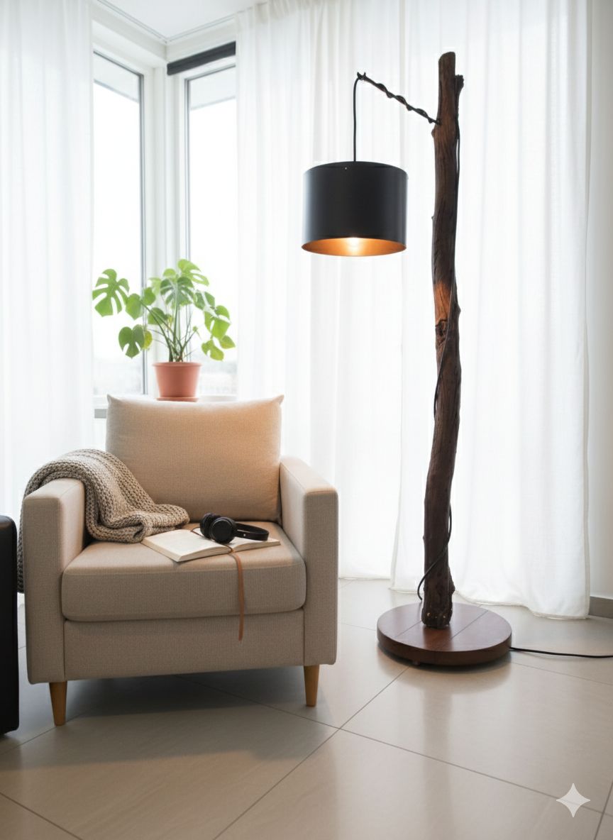 Natural Wood Lamp