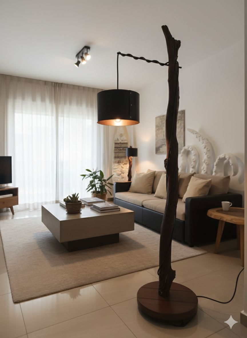 Natural Wood Lamp