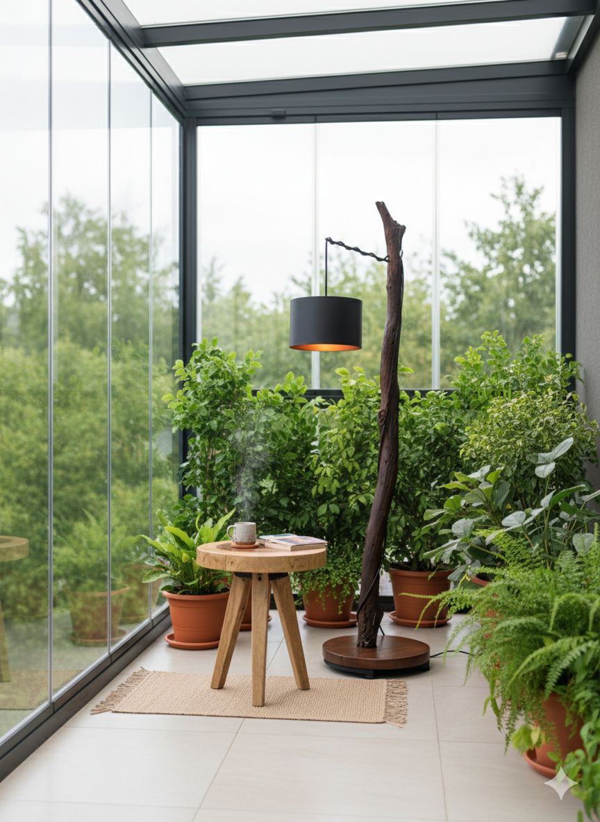 Natural Wood Lamp
