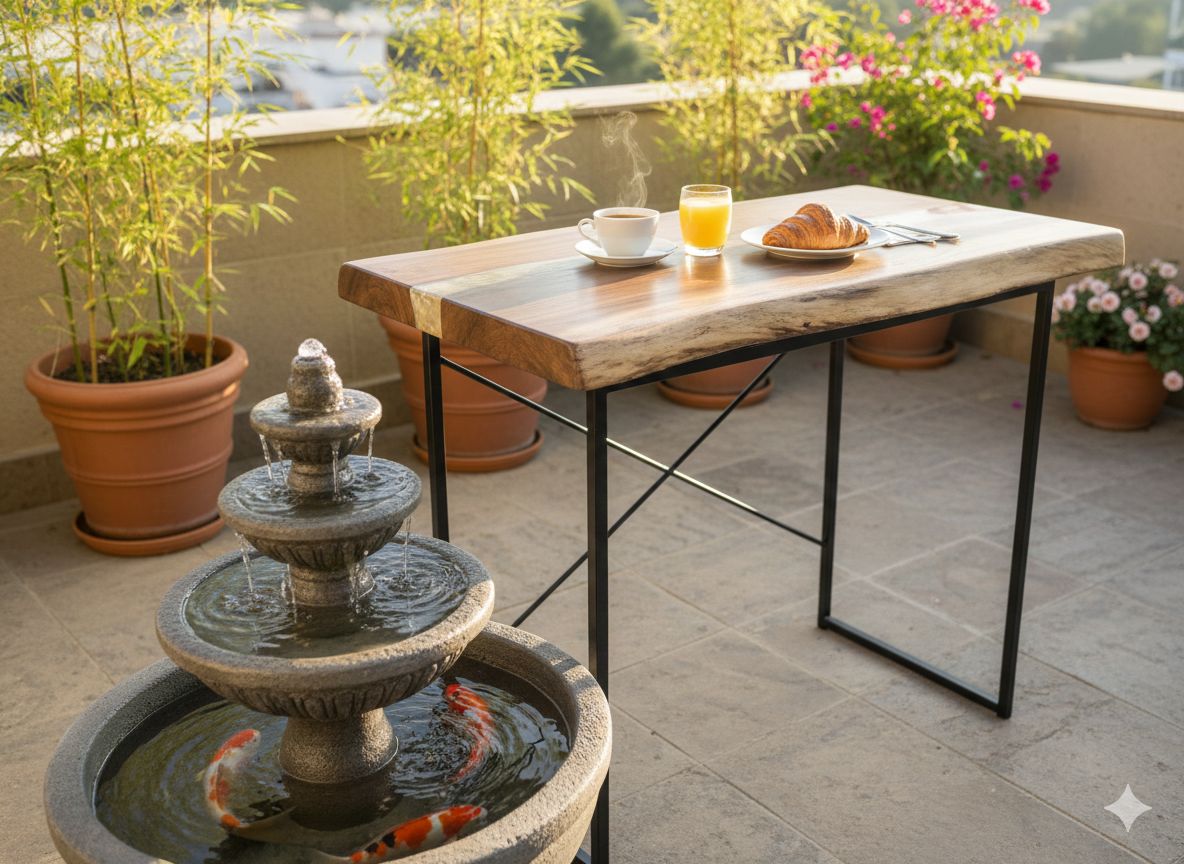 Natural Wood Desk