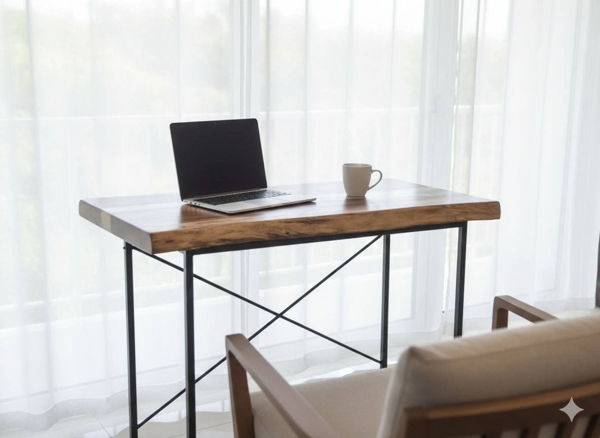 Natural Wood Desk