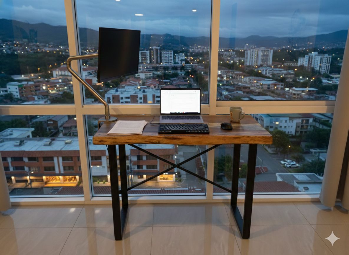 Natural Wood Desk